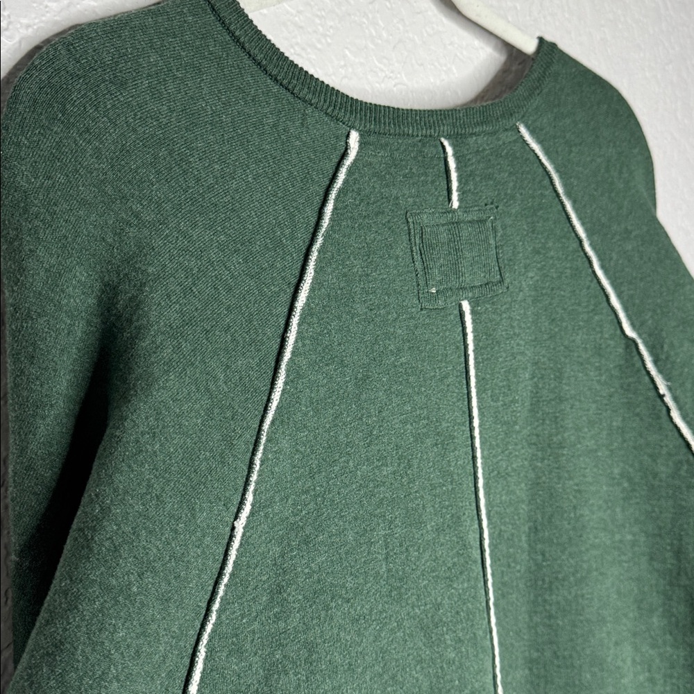 Free People We The Free Midnight Pullover Sweatshirt Pine Dark Green Size Small - Picture 9 of 11